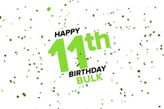 Happy 11th Birthday Bulk Powders®