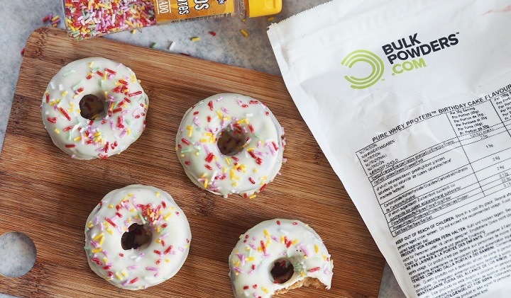 Birthday Cake Mini Donuts Recipe | BulkPowders® Core