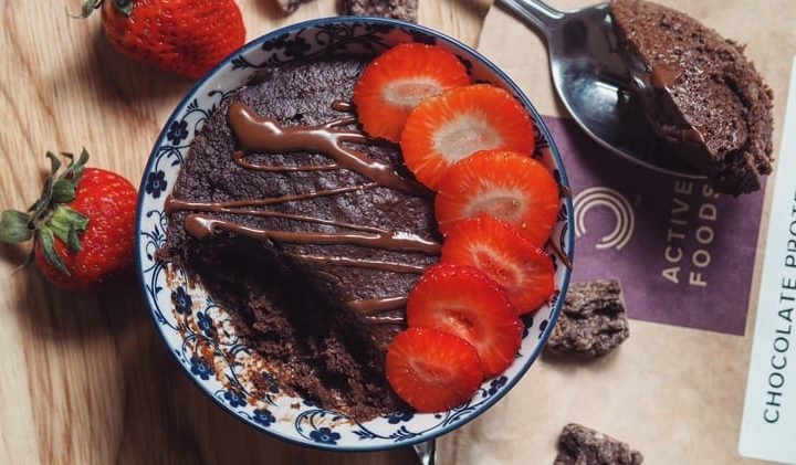 1 minute Vegan Brownie Cake | BULK POWDERS® Core Ireland