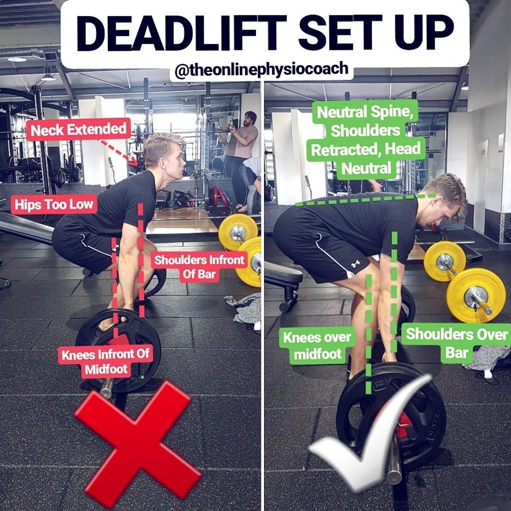 deadlift set up