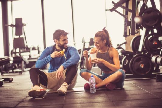 how much to eat post-workout in the gym