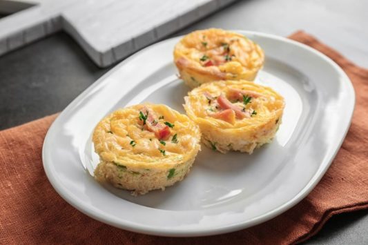 egg white cups breakfast recipe