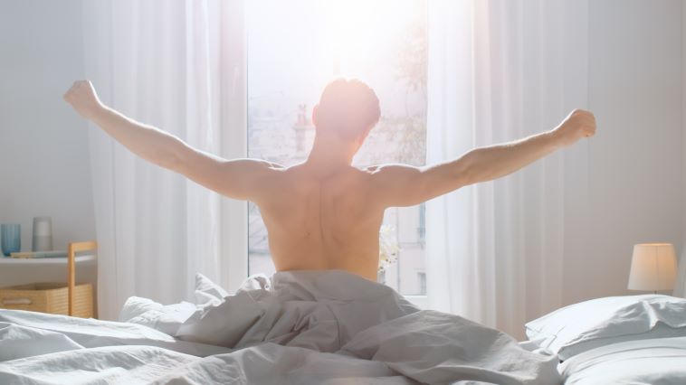 young-man-waking-up